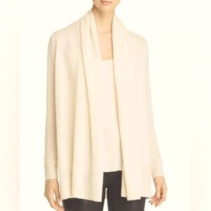 Theory 100% Cashmere Open Front Cardigan Size Small